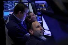 The Dow Jones Industrial Average fell 189.5 points, or 0.47 per cent, at the open to 40,179.49. 