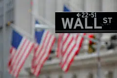 The Dow Jones Industrial Average finished 0.6 per cent lower at 41,794.60 on Monday.