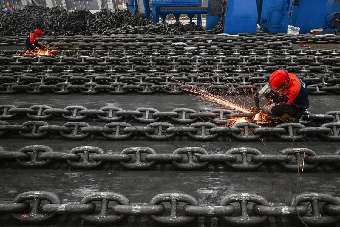 Industrial production, a key metric for a Chinese leadership that prioritises manufacturing prowess, is projected to rise 5% in November from the same month a year earlier. This would be up only slightly from 4.9% in October.