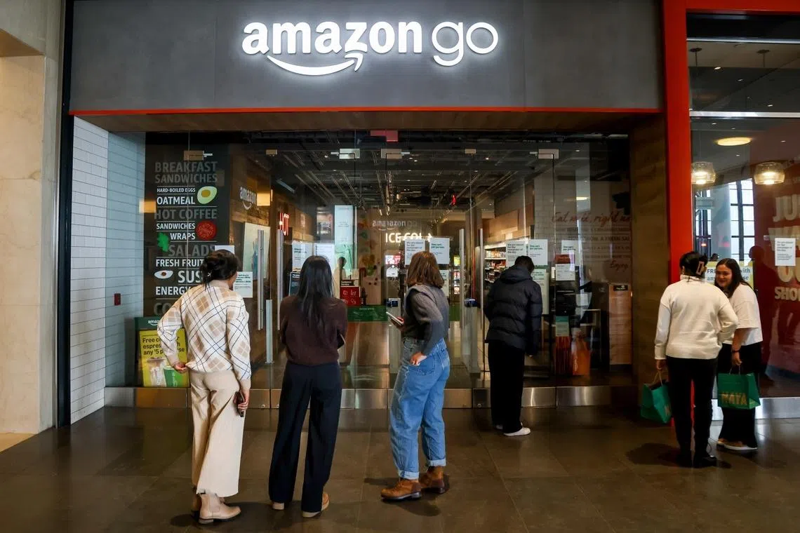 Amazon currently operates 14 Go stores, which use cameras to track what people grab off the shelves, and 58 Amazon Fresh grocery stores.