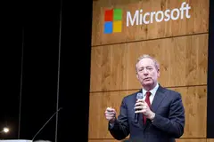 Microsoft president Brad Smith will join G42’s board, and G42 will use the US software maker’s Azure cloud for its AI applications. 