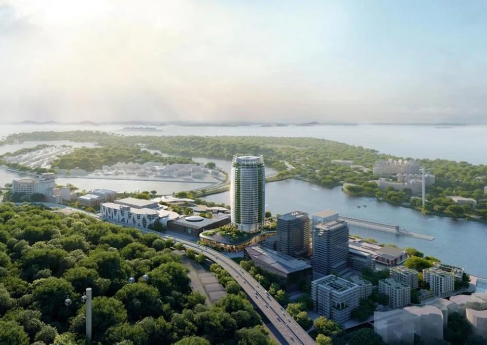 Artist's impression of the rejuvenated HarbourFront Precinct. The DDC network will be implemented over two phases, commencing in 2027; it is targeted to be fully operational by 2031. 