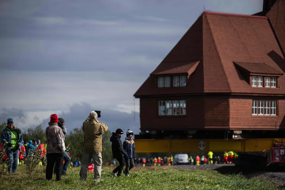 The move has generated widespread interest, with large crowds thronging the streets of the town of 18,000 people.