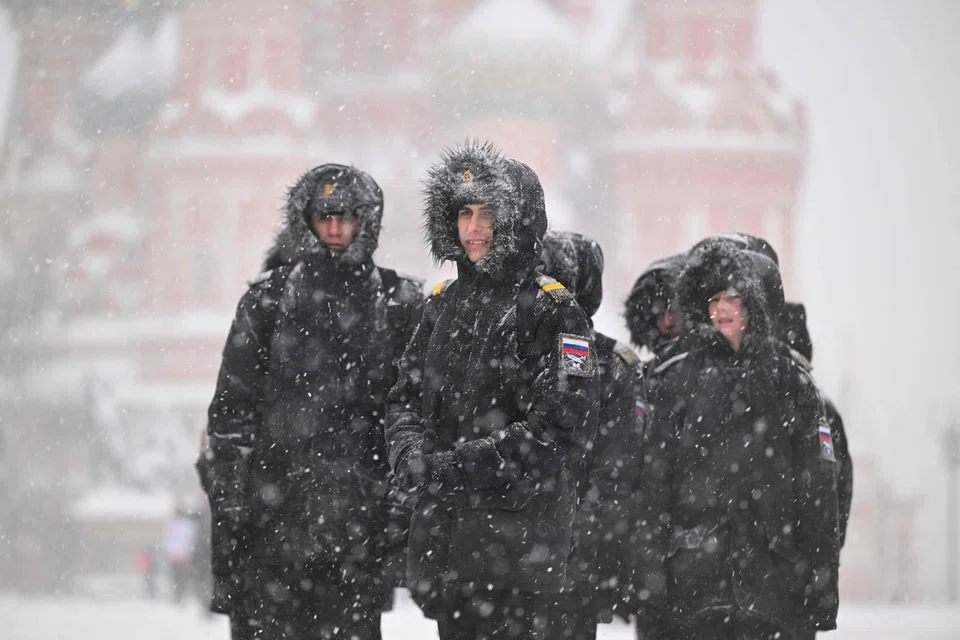 Russian naval cadets at the Red Square. Since its invasion of Ukraine in Feb 2022, Moscow has gone on a shopping spree for soldiers, imported weapons, and has ramped up its own arms production. 