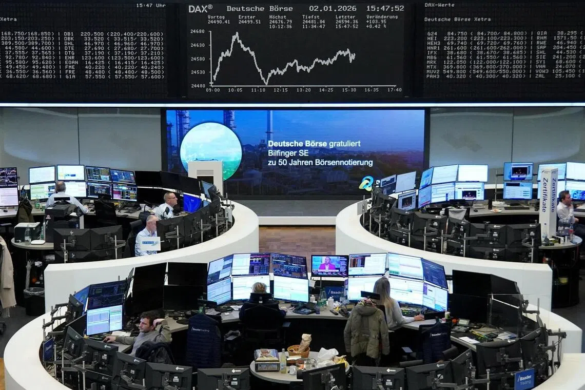 Bourses across the region ended the week higher. The German index ticked up 0.2%.