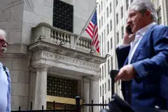 The Dow Jones Industrial Average finished up 0.7 per cent at 42,322.75 on Thursday.