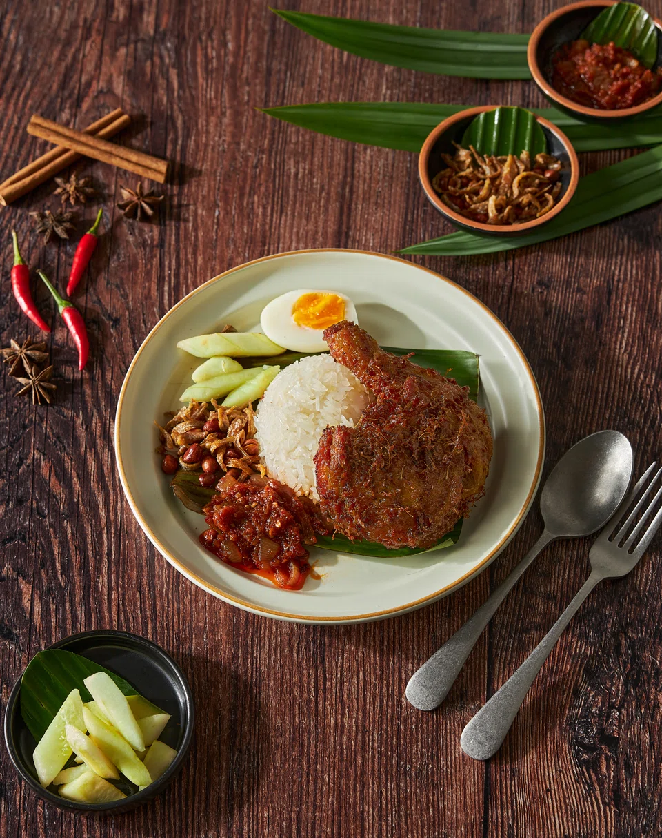 Dickson Nasi Lemak's signature dish.