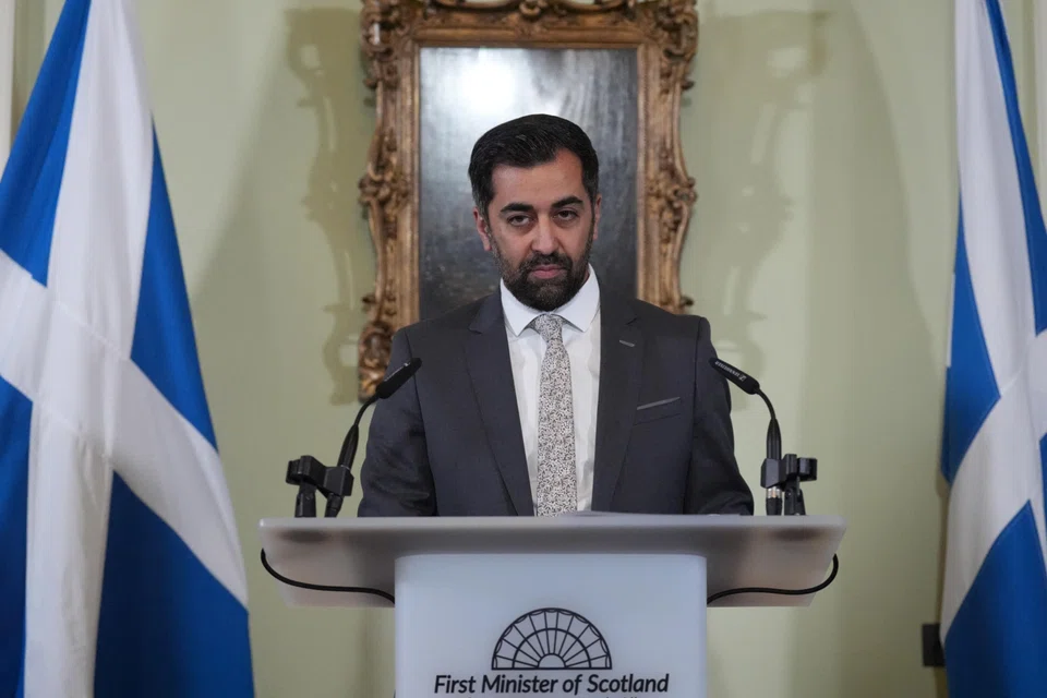 Scotland's First Minister Humza Yousaf said he was quitting as head of the pro-independence Scottish National Party (SNP) and first minister of Scotland’s devolved government after a week of chaos triggered by his scrapping of a coalition agreement with Scotland’s Greens.