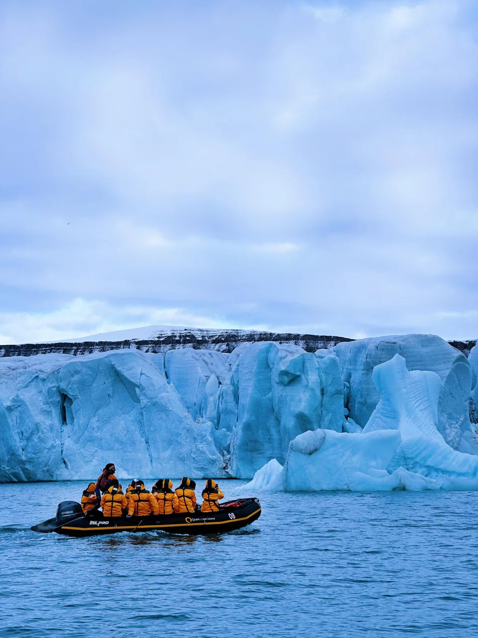A zodiac outing along the Northwest Passage.
