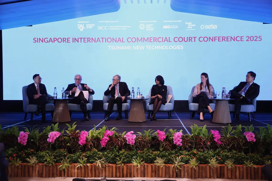 Panellists at the Singapore International Commercial Court Conference 2025 discussed the unique challenges that emerging technologies bring to cross-border dispute resolution.