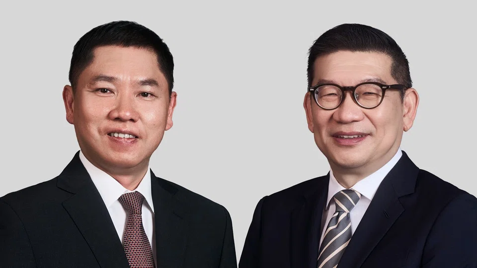 GIC chief executive Lim Chow Kiat (right) and group chief investment officer Bryan Yeo explained the fund's view on energy investments.