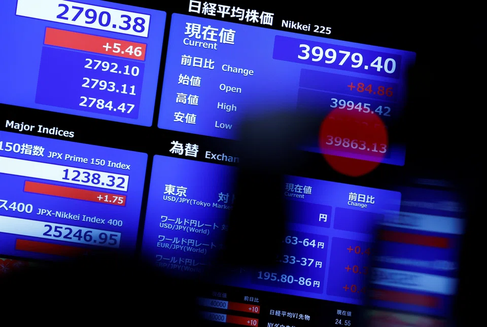 Hong Kong, Tokyo, Shanghai, Wellington and Taipei stocks all fell at midday on Tuesday. 