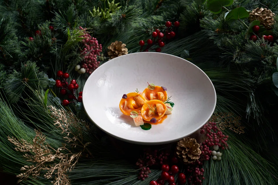 Handmade pasta at Osteria BBR by Alain Ducasse.