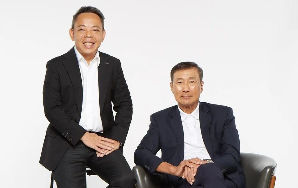 Kin executive director and CEO Vincent Chai (left) and executive chairman Ko Chee Wah. Chai says that Kin intends to leverage its sports event expertise to secure more projects across the broader events tourism space.