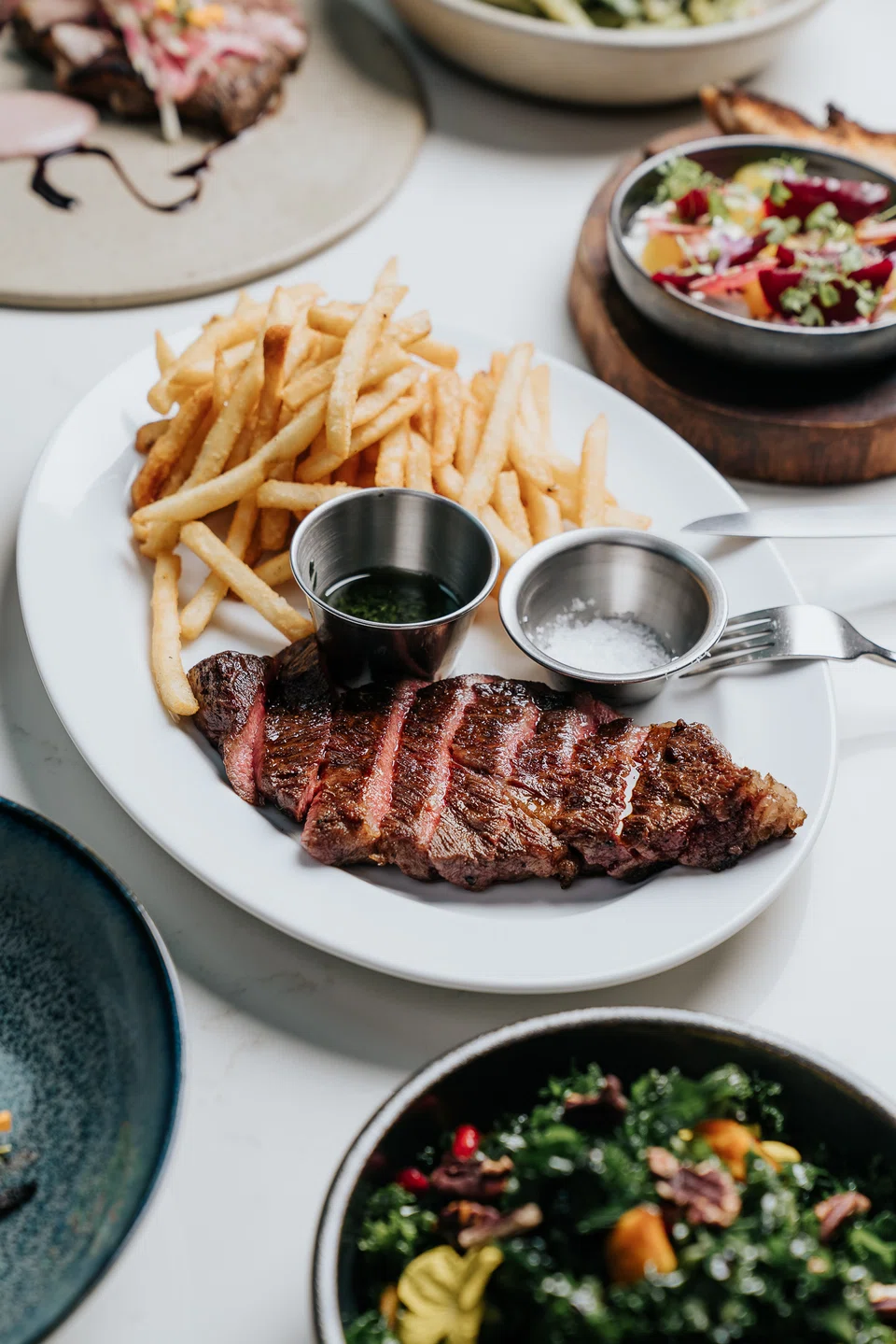 Tri-tip steak has enough fat to keep it juicy but lean enough for a beefy bite.