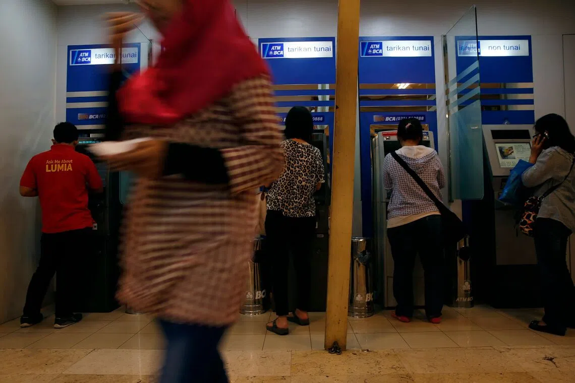 Giant state-controlled lenders, including Bank Mandiri, have reported softer profits despite improving loan growth.