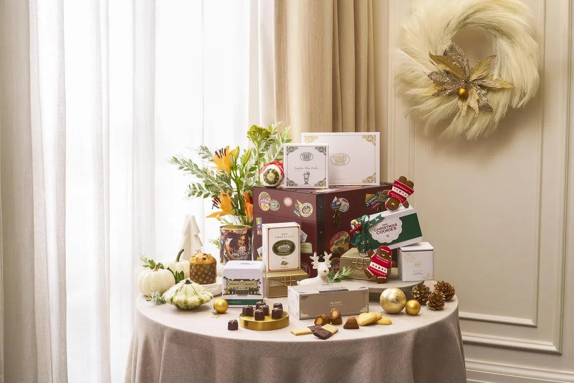 Season of Joy hamper by Raffles Boutique.