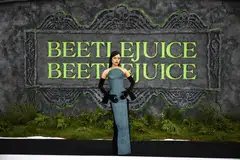 New to the cast are Jenna Ortega (above), Justin Theroux, Monica Bellucci and Willem Dafoe.