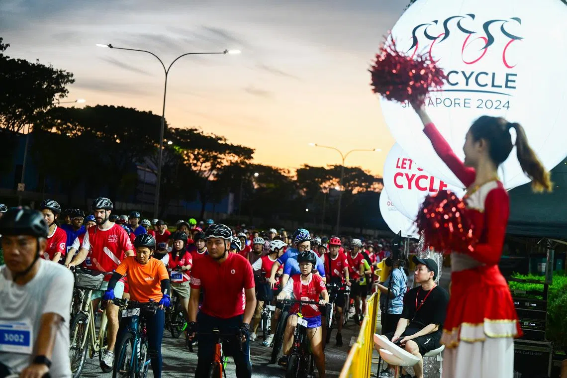 Cyclists can also collect their event pack at the Sports Hub’s Visitor Centre on either May 2 or May 3, before they go on their virtual rides.