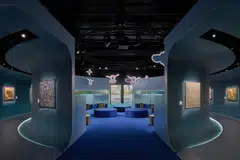 The Silky Way exhibition  takes you on a journey via the varied designs on an Hermes’ scarf.