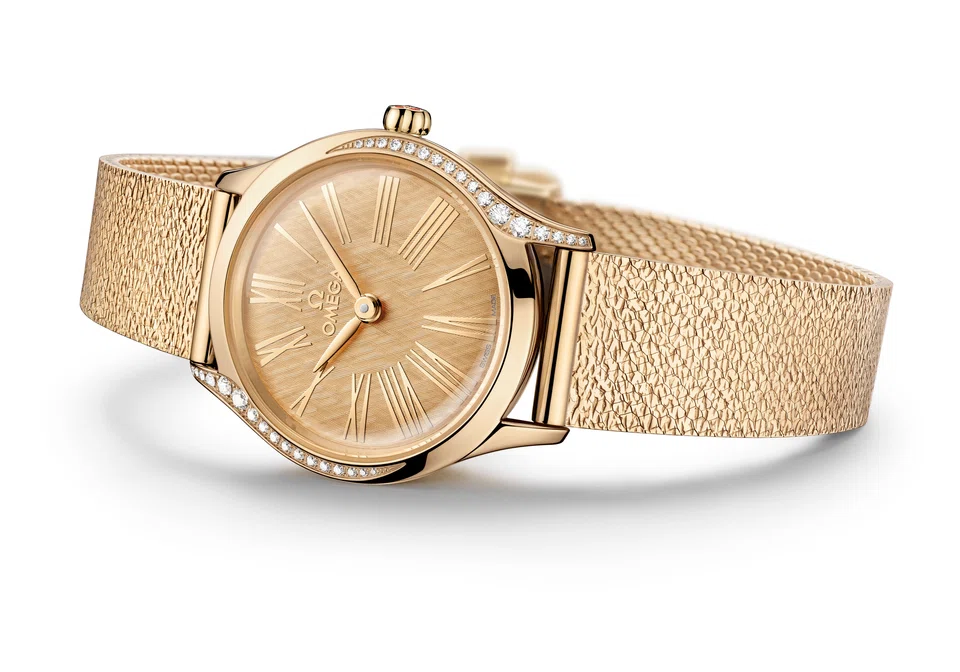 The All-Gold De Ville Mini Tresor Watch.