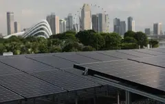 Singapore is on track to hit its goal for solar capacity to meet 10% of demand by 2050.