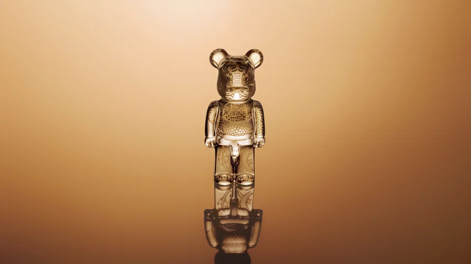 Baccarat Be@rbrick Dragon.