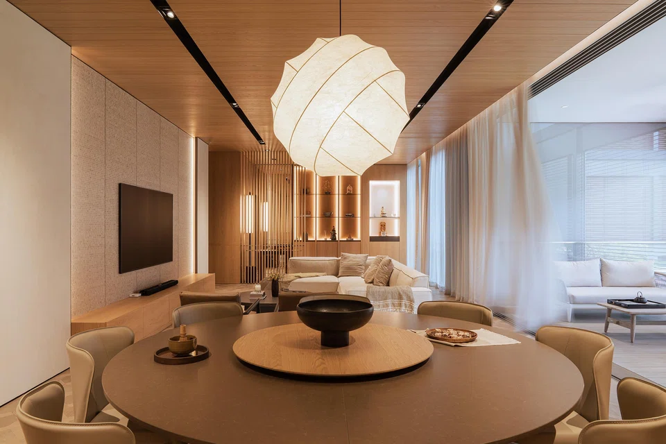 There is a relaxed, serene vibe throughout the parents’ home.