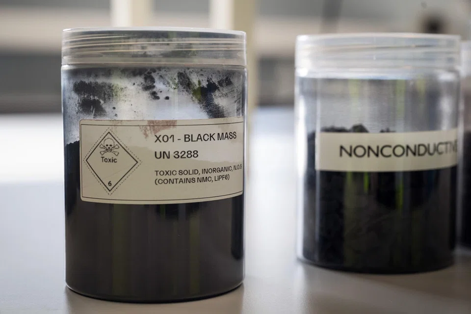 China dominates the processing of black mass, a dark, powdery cocktail of metals that can be drawn from old electric-vehicle batteries or manufacturing scrap.