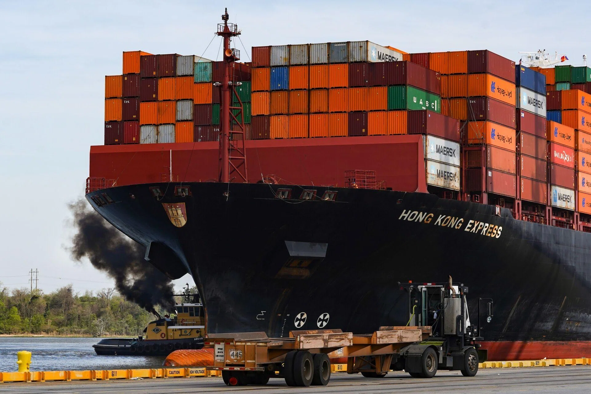 Hong Kong’s big trade deficit almost disappears as exports surge