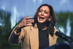 Kamala Harris said lowering the cost of starting a new business - estimated at US$40,000 on average - would help the US reach her “very ambitious” goal of having 25 million new small business applications filed by the end of her first term.