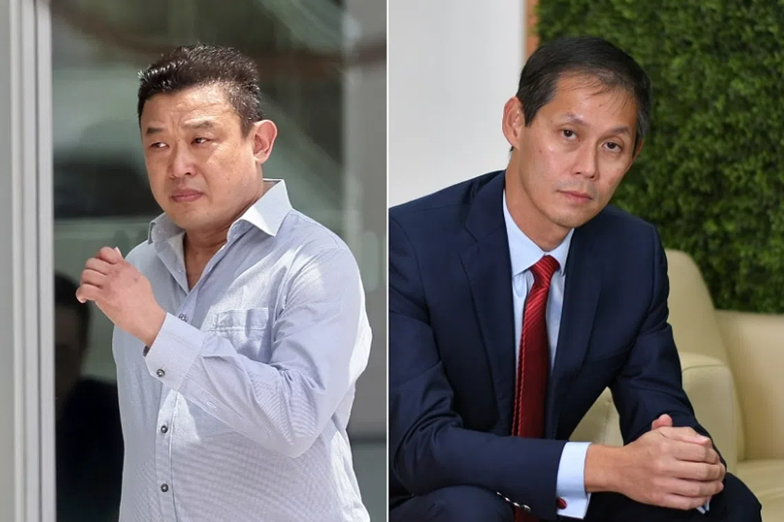 According to sentencing documents, William Teo Thiam Chuan (left) played a “critical” role in the market-rigging scheme, which the prosecution alleged was masterminded by Goh Jin Hian. 