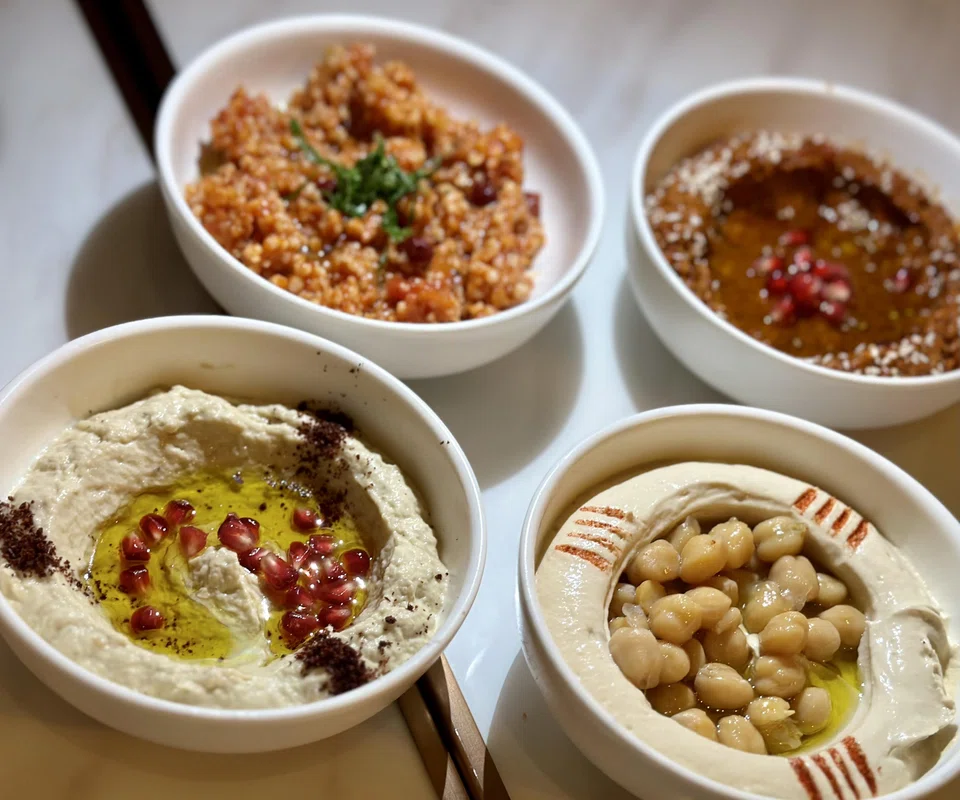The mezze platter is one of the highlights of the menu.