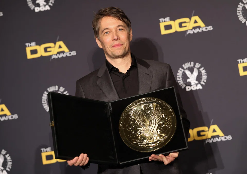 'Anora' director Sean Baker wins the award for Outstanding Directorial Achievment in Theatrical Feature Film during the 77th Annual DGA Awards.