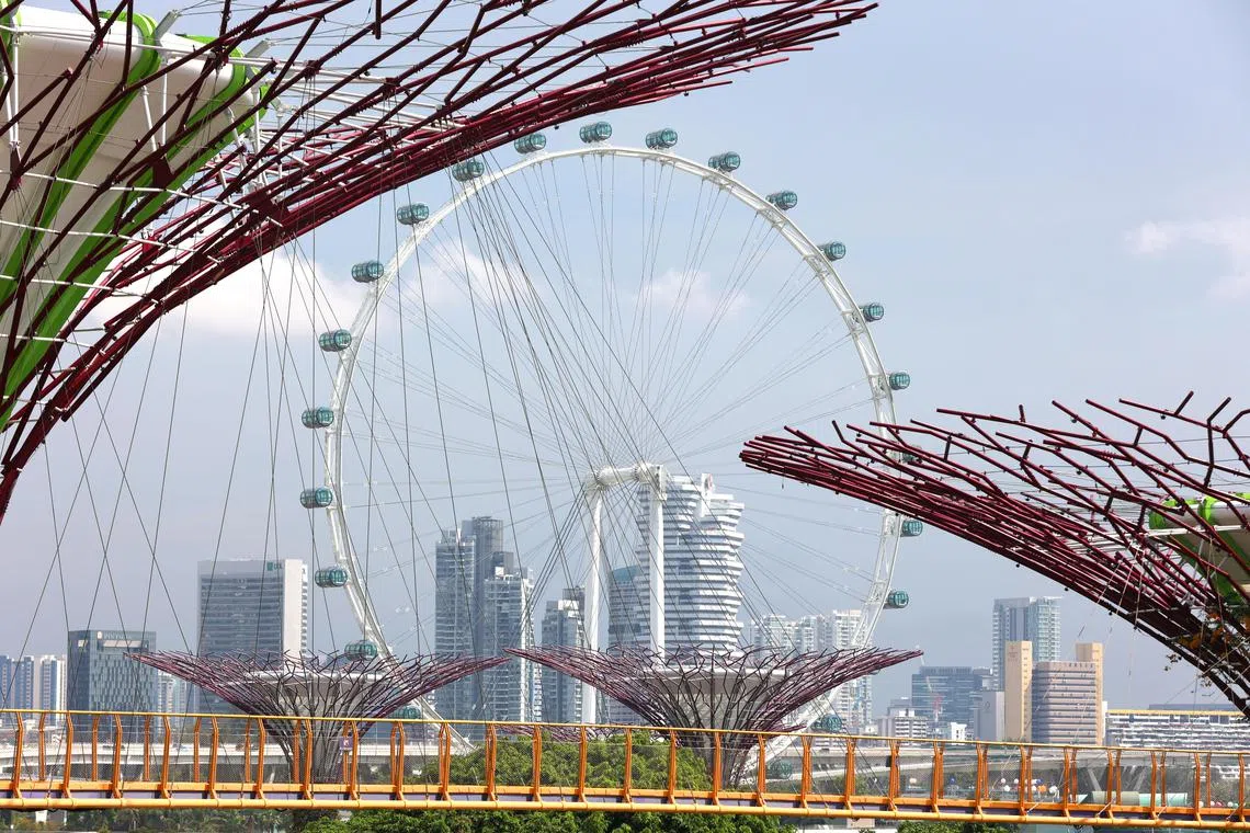 The improved performance was partly due to the full resumption of the Singapore Flyer's operations in the first quarter.