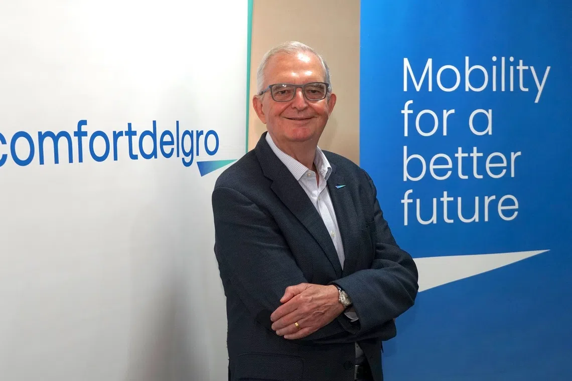 ComfortDelGro chairman Mark Greaves describes sustainability as part of the company’s DNA and a “huge opportunity to do good”. 