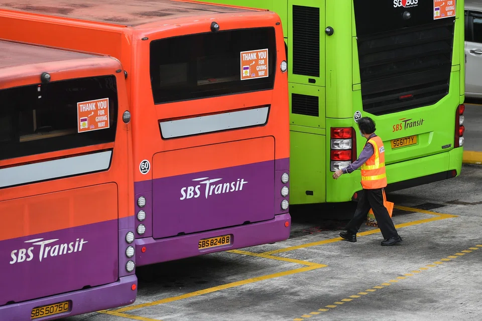 Bus operations revenue is expected to decrease as SBS Transit has not bagged the renewal of a bus package.