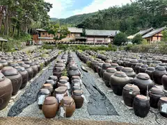 Kisoondo’s clay jars hold precious soya sauce at different stages of fermentation.