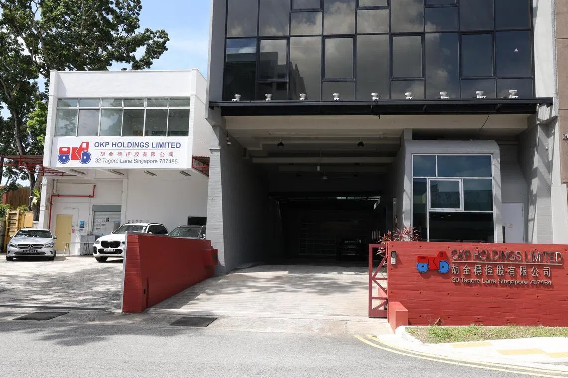 Mainboard-listed civil engineering group OKP traded ex-bonus, finishing 3.6% or S$0.03 higher at S$0.84, per Bloomberg.