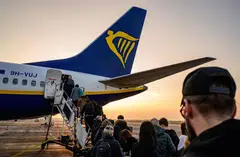 Ryanair's after-tax profit for the three months to the end of June was 360 million euros, down 46 per cent from the same period last year.