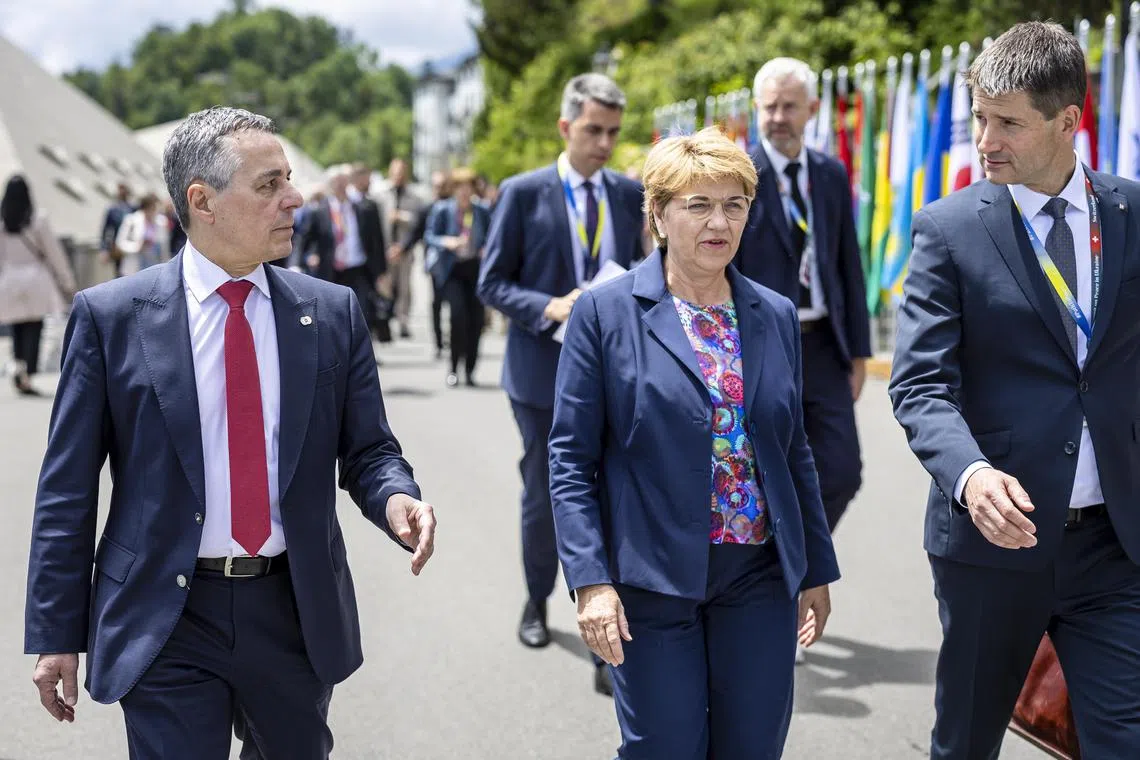“The political goal is to conclude the negotiations this year,” says Swiss President Viola Amherd (Centre) said at an event held by industry group Swissmem. “Our motto is as fast as possible, as slow as necessary.”