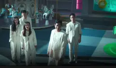 Bae Jin Soo’s Money Game, one of the two webtoons he wrote that inspired Netflix’s The 8 Show (pictured), follows a young man who becomes debt-ridden after a failed crypto investment.