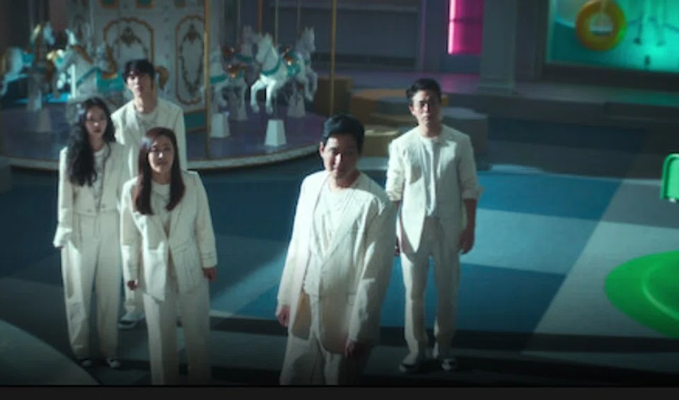 Bae Jin Soo’s Money Game, one of the two webtoons he wrote that inspired Netflix’s The 8 Show (pictured), follows a young man who becomes debt-ridden after a failed crypto investment.