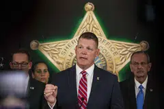 Ronald Rowe, the acting Secret Service director, speaks during a news conference about the apparent assassination attempt on former President Donald Trump in West Palm Beach, Florida, Sept 16, 2024. 