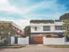 The best views from the house are at the back.