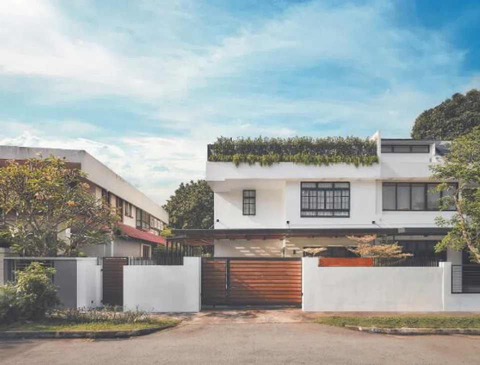 The best views from the house are at the back.