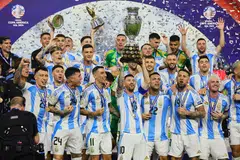 Argentina’s latest title comes on the back of their triumphs at the 2022 World Cup and 2021 Copa America, and gives eight-times Ballon d’Or winner Lionel Messi the perfect sendoff in what is likely his last international tournament.