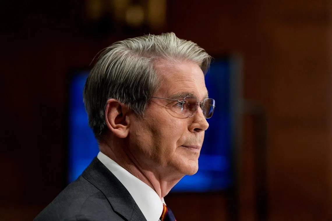 On Federal Reserve policy, Bessent says that he expects the central bank to move cautiously in any effort to trim its balance sheet.