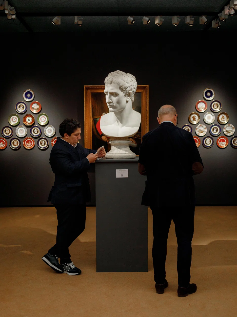 Visitors at Frieze Masters, the annual arts fair in Regent’s Park, London.
