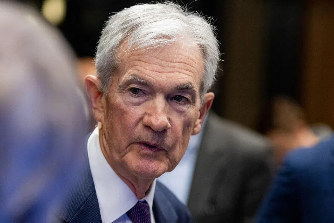 Jerome Powell has not said whether he would depart when his tenure as chair ends.